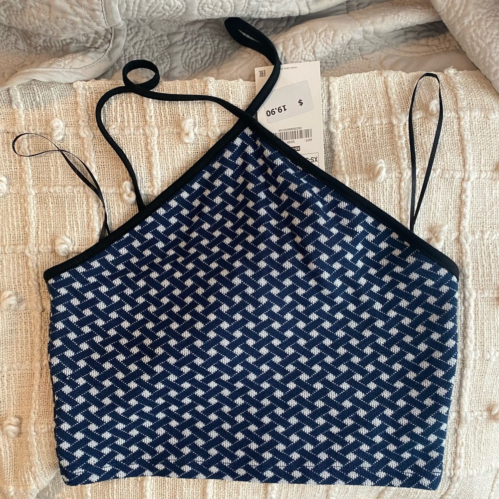 Zara Knit crop top